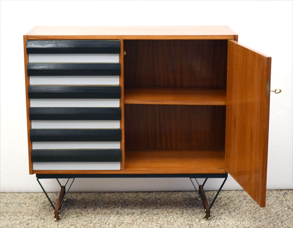 Italian Cabinet with Drawers, 1960s