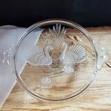 Plat de présentation en verre