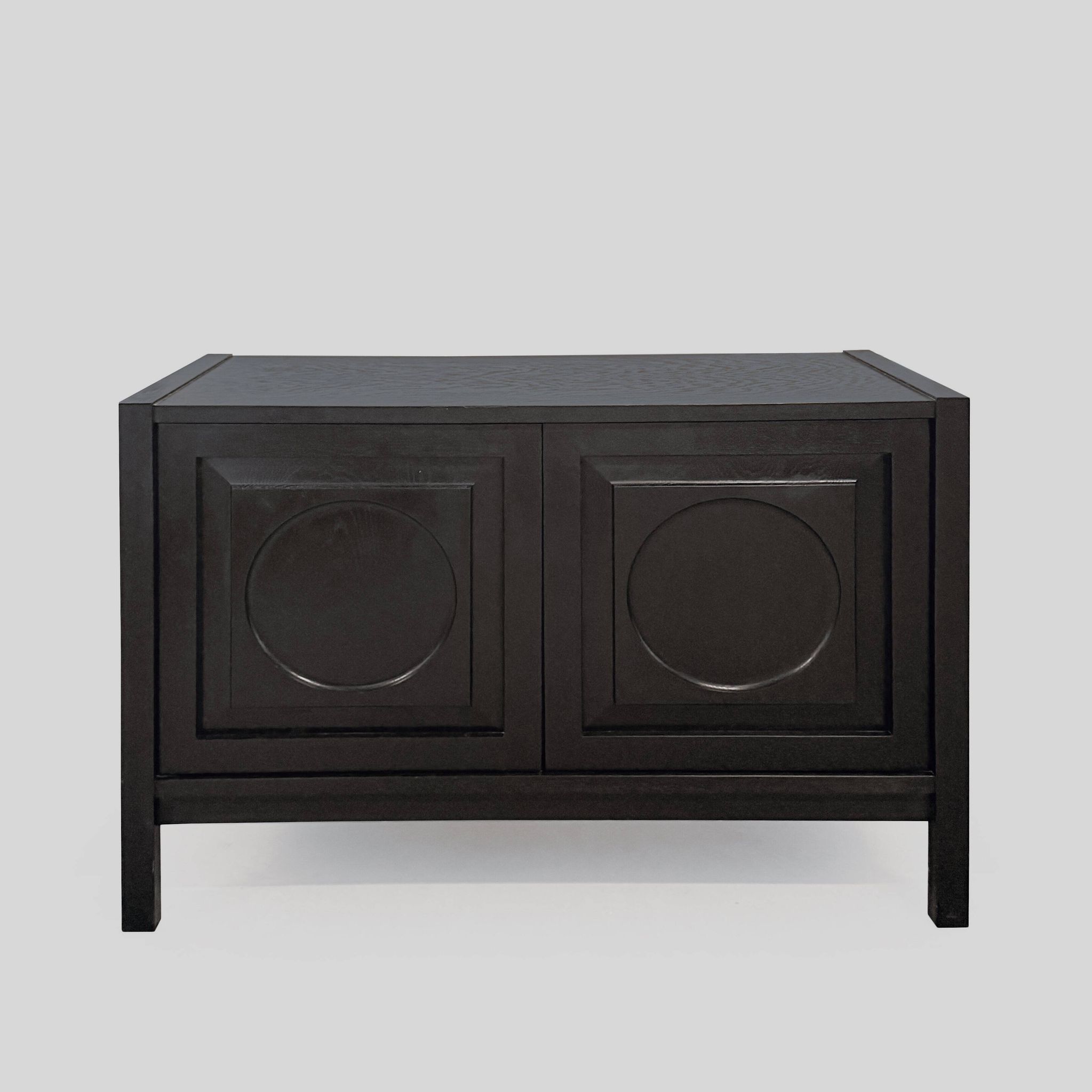 Buffet noir Graphical Defour, années 1970