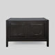 Graphical Defour black sideboard, 1970s