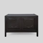 Buffet noir Graphical Defour, années 1970