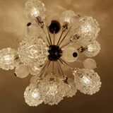 Large vintage pendant light, 70s