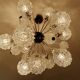 Large vintage pendant light, 70s