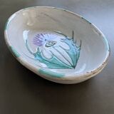 Small Vallauris dish with thistle