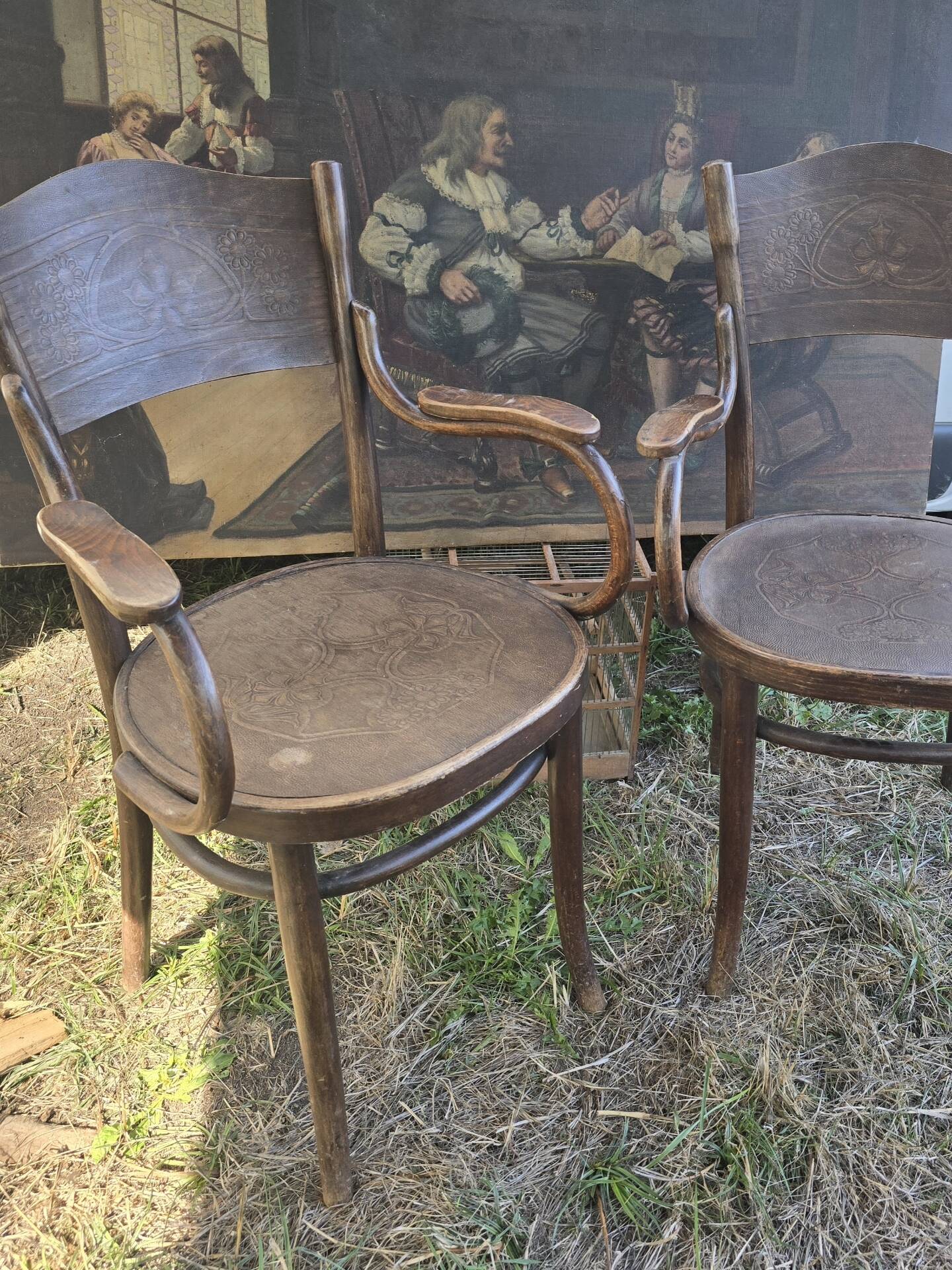 Paire de fauteuils thonet