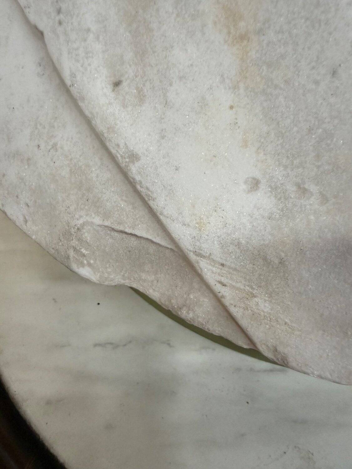 White marble bust of a male portrait – 19th century.