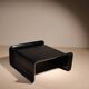 Black Fiberglass Coffee Table by Rosenthal | Germany 1970s
