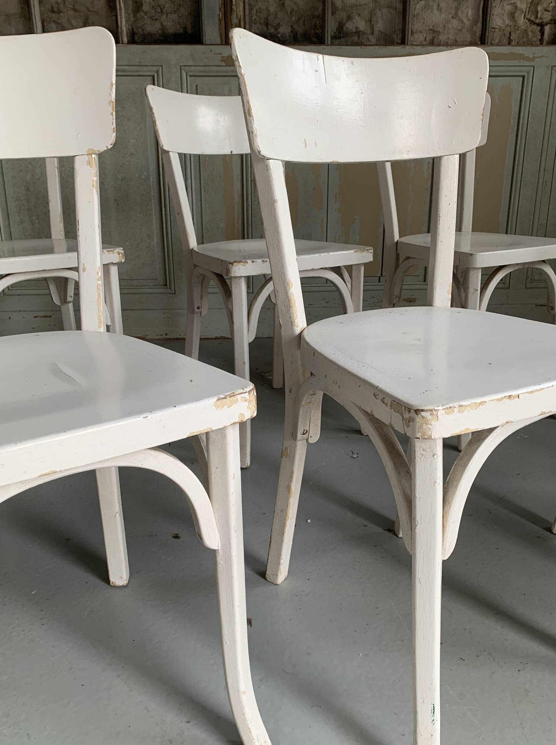 6 Baumann bistro chairs n°54