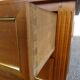 Commode de style directoire bois et laiton