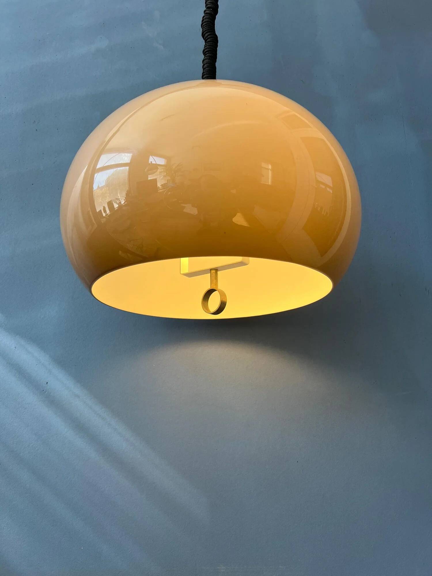 Vintage Dijkstra Space Age Mushroom Pendant Lamp