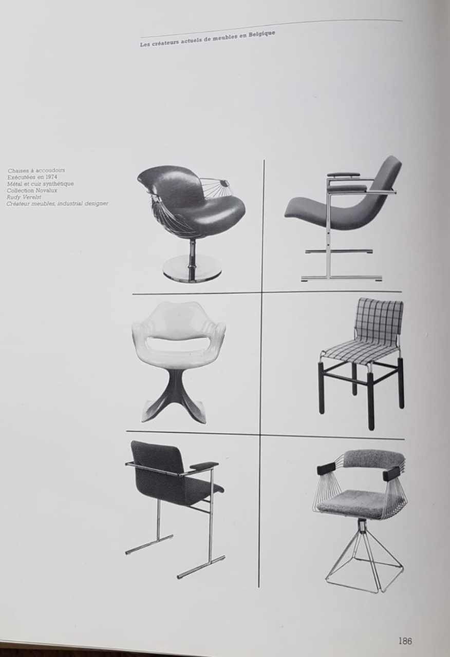 Pair of "Oslo" armchairs by Rudi Verelst for Novalux Belgium, 1965