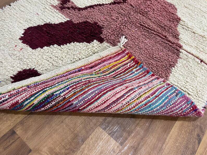 Handwoven wool Berber rug 150/250 cm