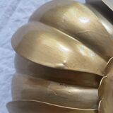 Metal flower chandelier