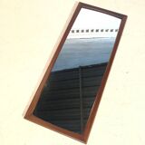 Scandinavian teak mirror circa 1960