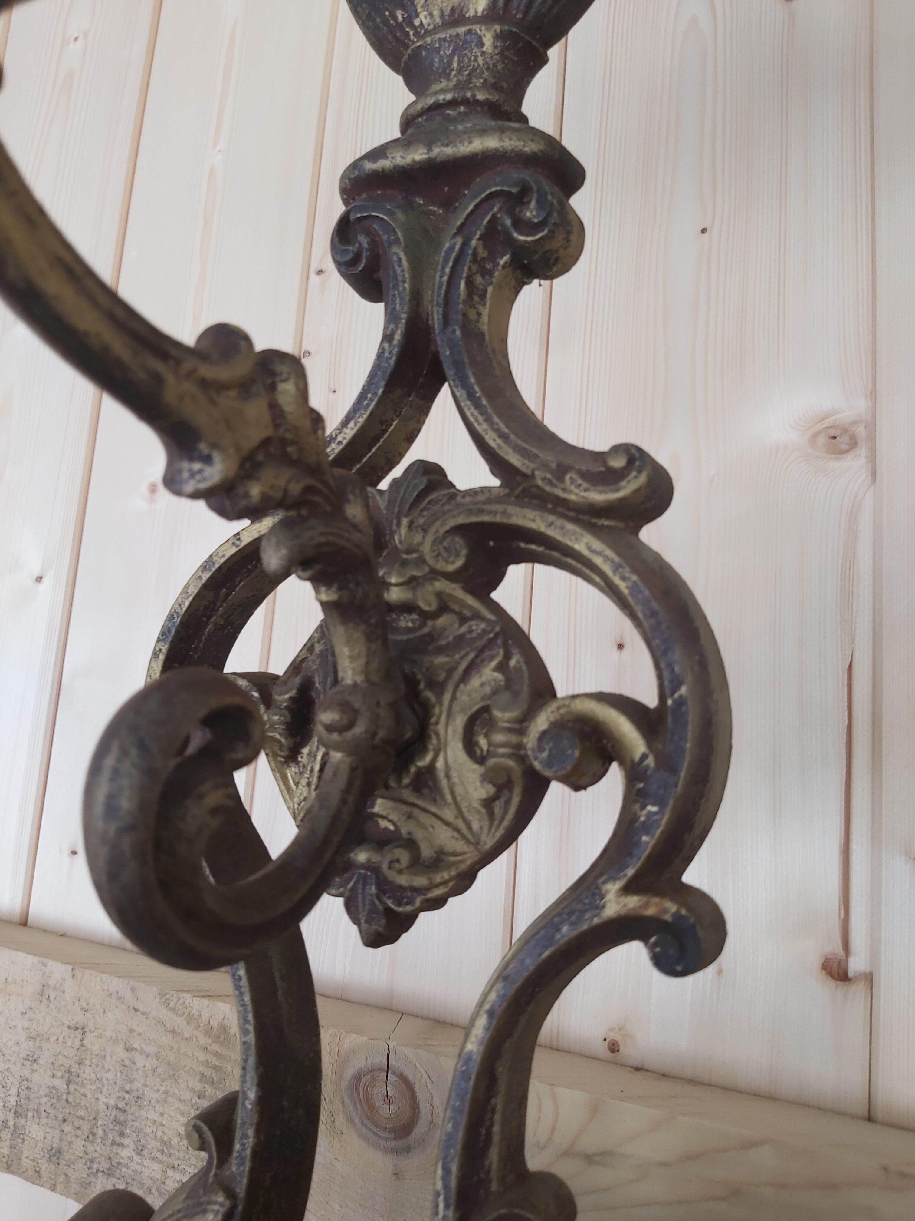 Cast iron coat rack Corneau F Charleville XIX th