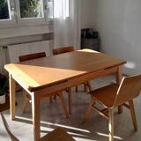 dining room table and its 4 chairs
