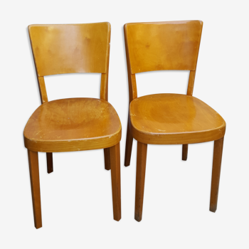 Paire de chaises de bar années 50