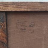 Aranjou sideboard in solid elm in the style of Olavi Hänninen 1960s