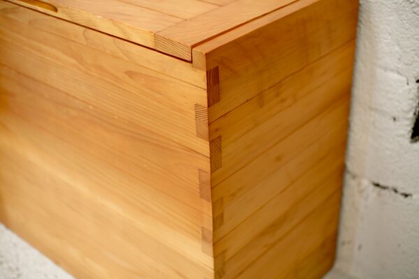 Ensemble de bureau modulable pin Maison Regain France circa 1975