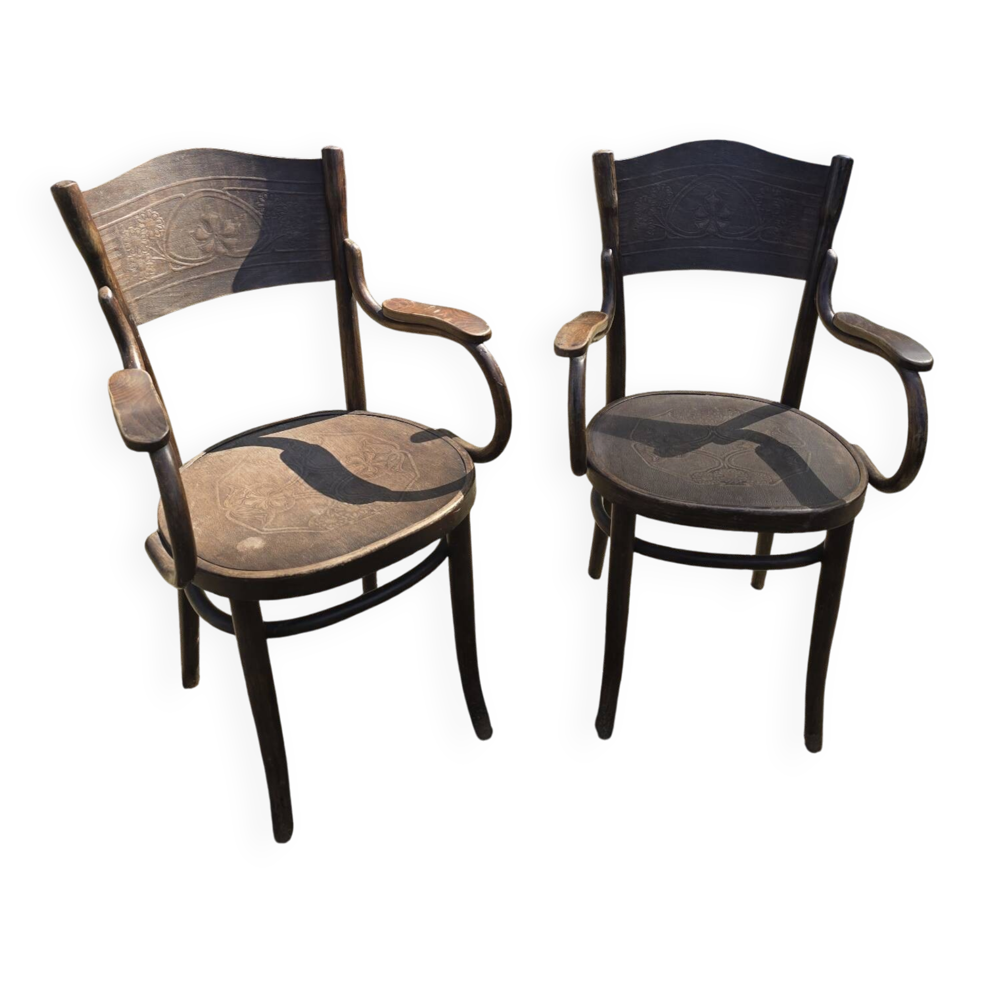 Paire de fauteuils thonet