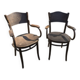Paire de fauteuils thonet