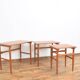 Mid-Century Danish Teak Nesting Tables, Set of 3
