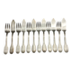 Silver-plated fish cutlery Orbille