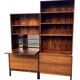 Bibliothèque murale vintage en palissandre design années 70