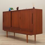 Teak highboard, Danish design, 1960s, production: Denmark