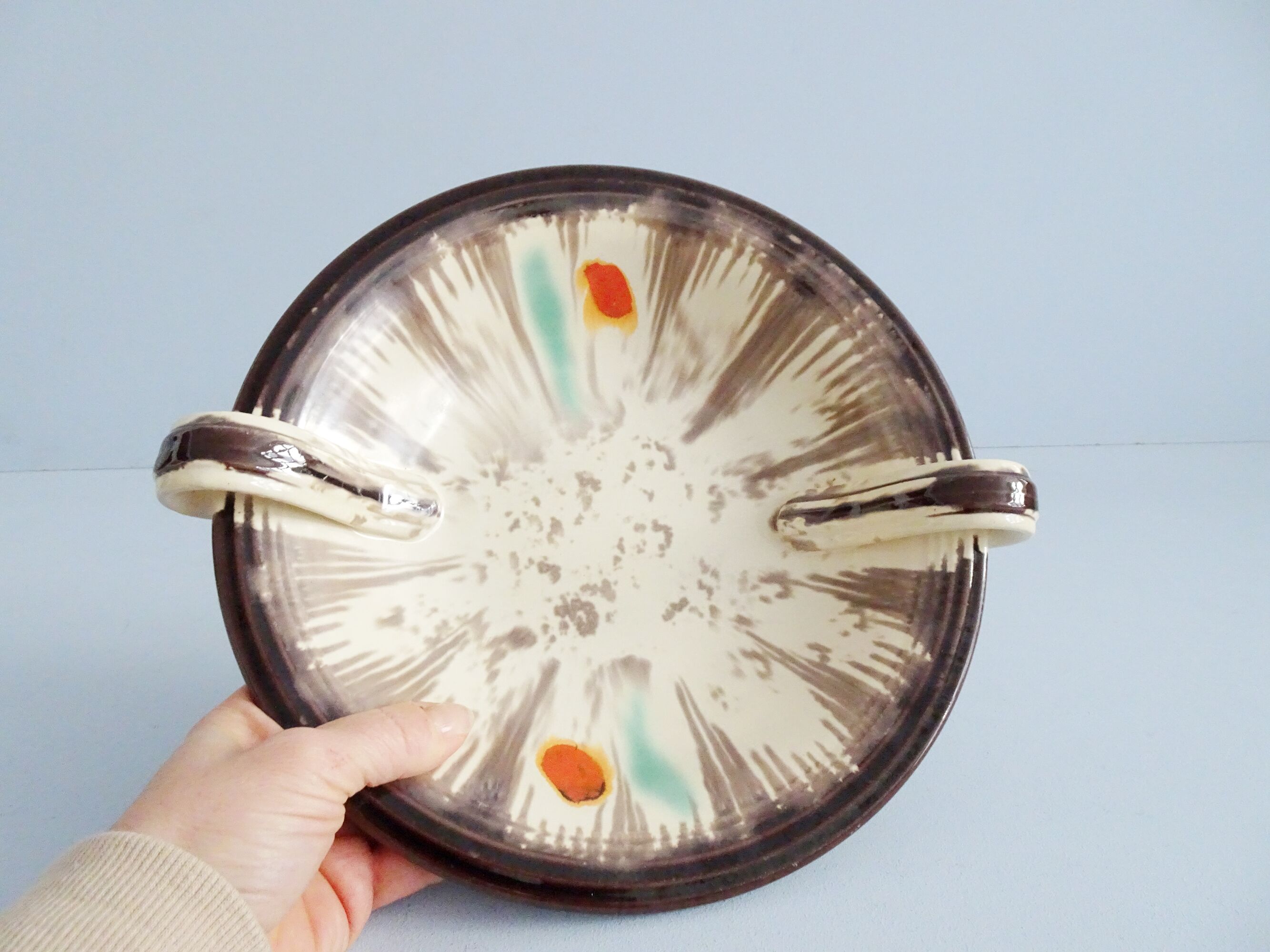 Art deco ceramic dish