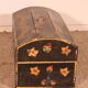 Norman wedding chest in painted wood - 19th century