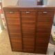 vintage wooden curtain cabinet from the 1950s/60s