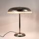 Mushroom Table Lamp in Nickel and Crystal Bakalowits Vienna, Austria, 1950s