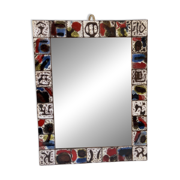 Miroir en céramique des années 60 — Beyit