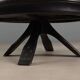 Large antique copper platter with Middle Eastern decorations, 20th century.