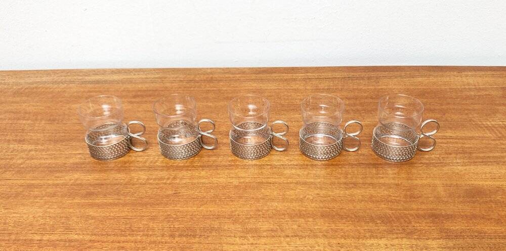 Mid-century Finnish Tsaikka tea glass by Timo Sarpaneva for Iittala.