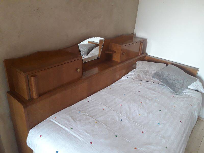 Cozy vintage headboard