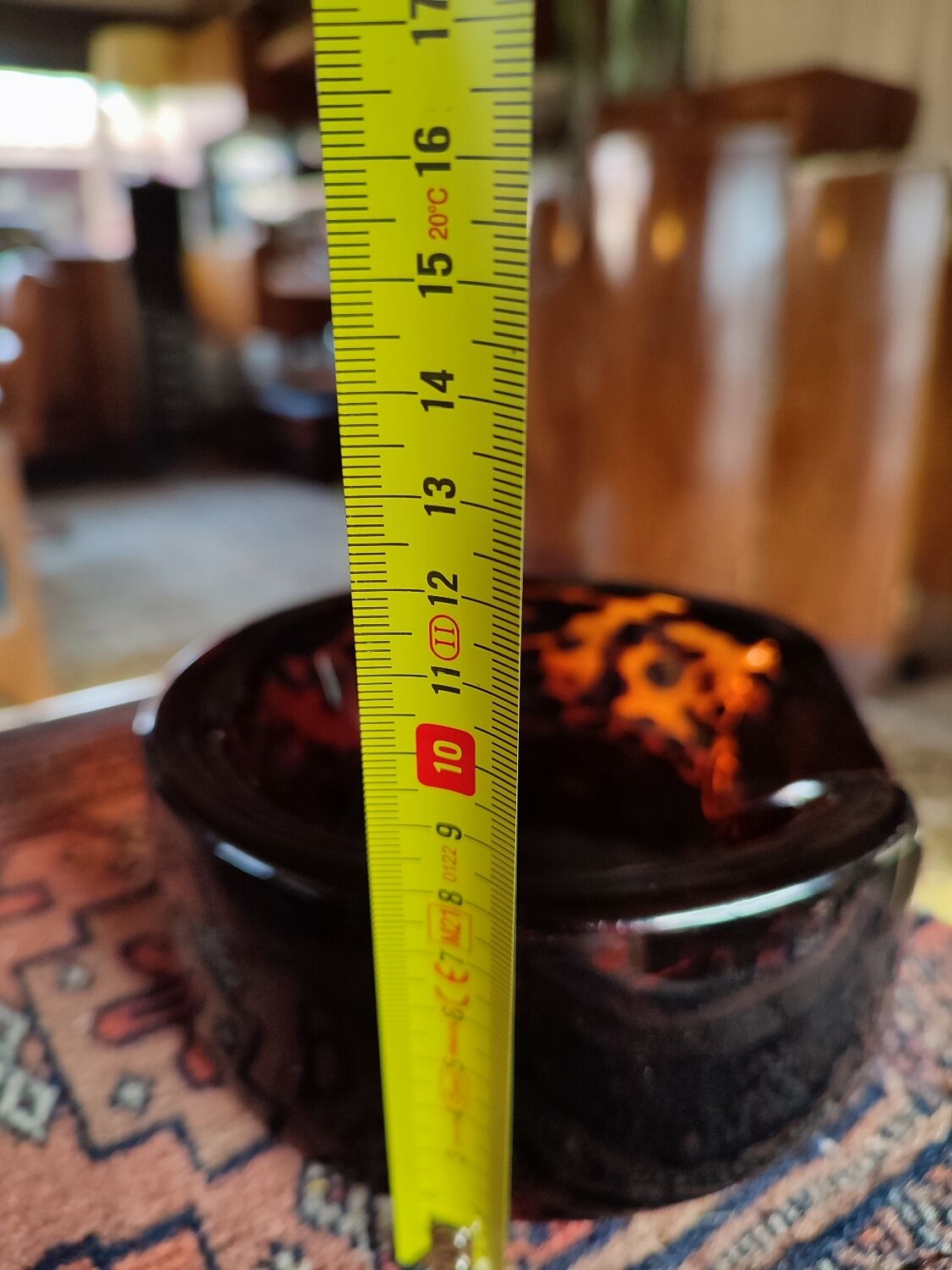 Cigarette ashtray pocket emptier, Murano Vincenzo Nason