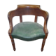 Fauteuil de bureau en chêne Louis Philippe fin XIX siècle