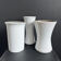 Vases diabolo céramique West Germany années 60