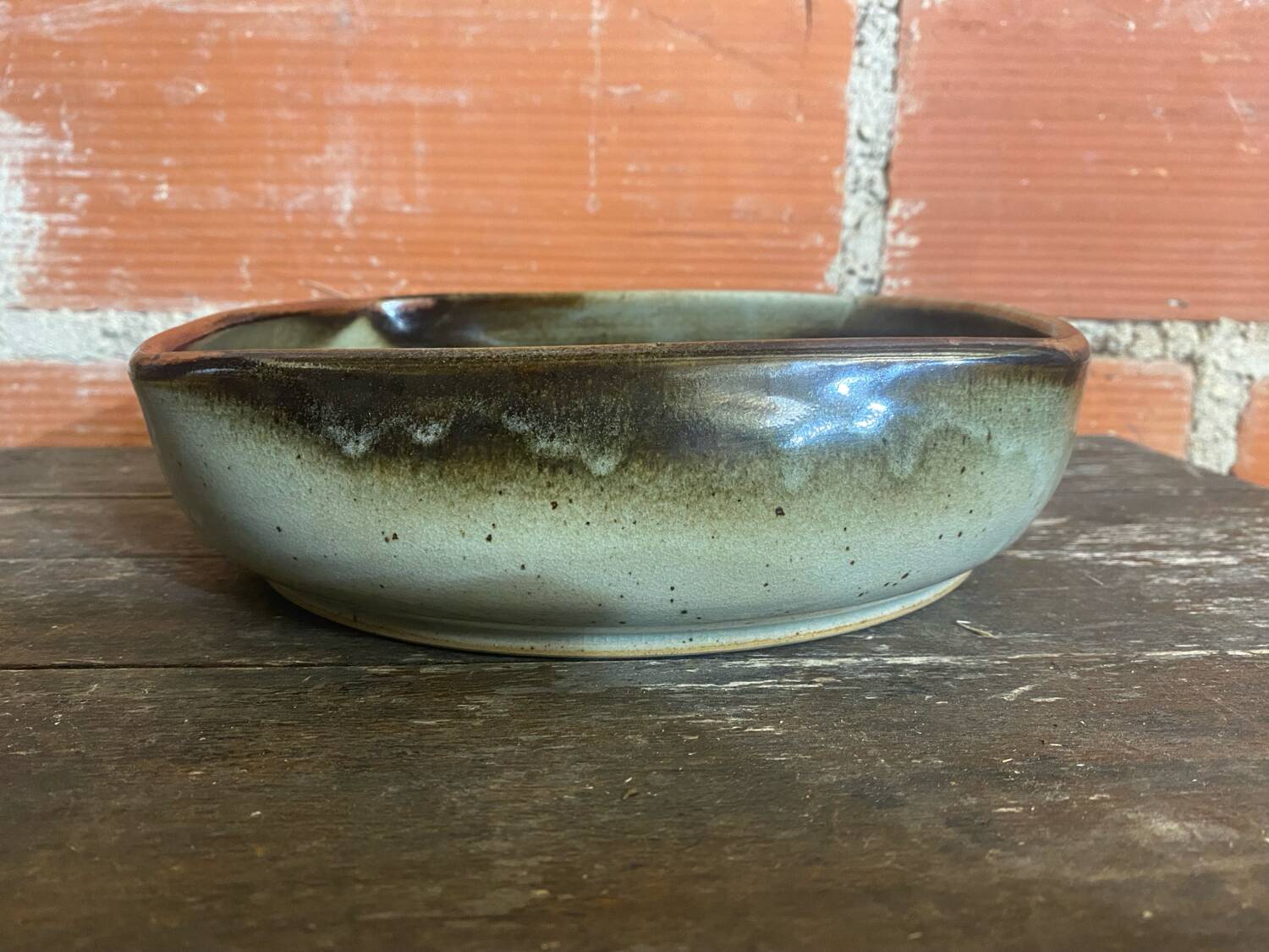 Old Style Bowl Saladier PIERRE CULOT Glazed Stoneware Vintage #