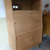 Vintage secretary with compass feet renovated