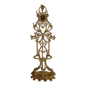 Magnifique porte-manteau ancien en fonte