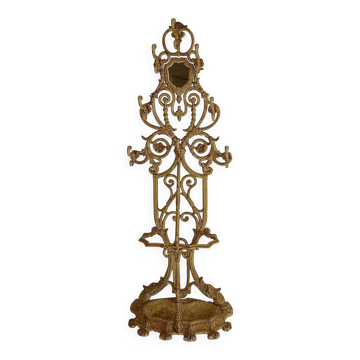 Magnifique porte-manteau ancien en fonte