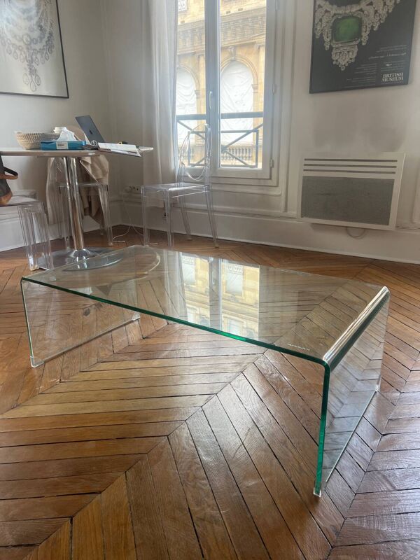 Table basse en verre trempé modèle Gala par Habitat