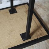 Ceramic and metal coffee table 60s