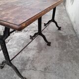 Bistrot table in fonte 1900 1m50