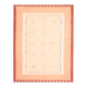 1970s Vintage Turkish Oushak Handmade Wool Cotton Orange Area Rug 173x223