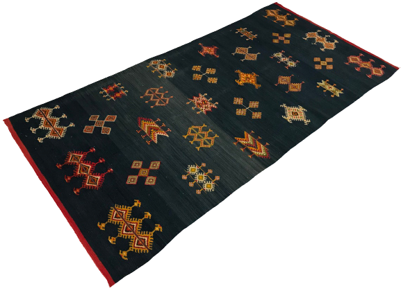 Kilim Blue Berber 227x107 cm