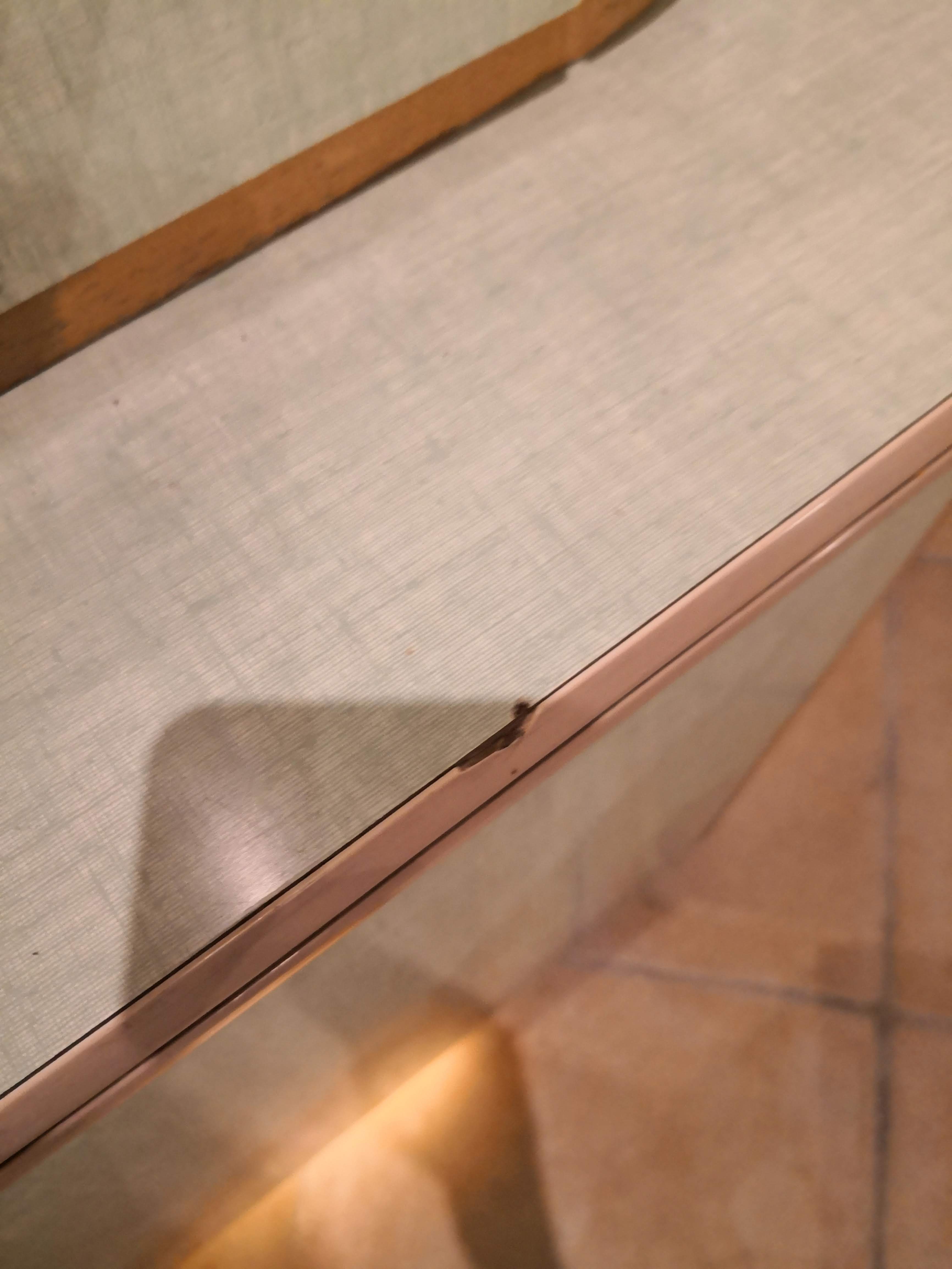 Vintage buffet in formica 1962 pale green